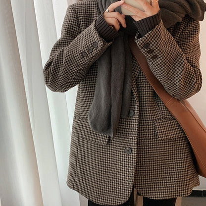 Manteau ample en laine