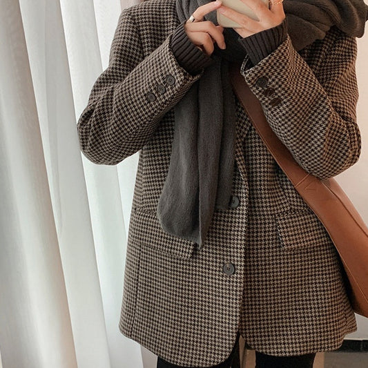 Manteau ample en laine