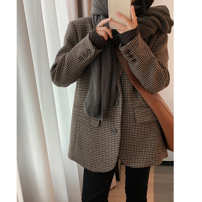 Manteau ample en laine