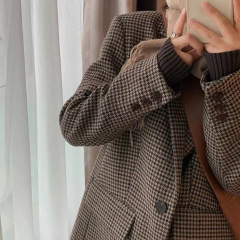 Manteau ample en laine