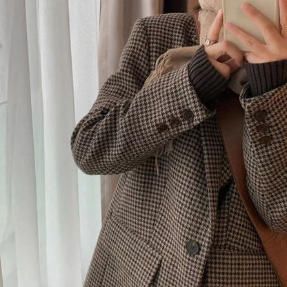 Manteau ample en laine