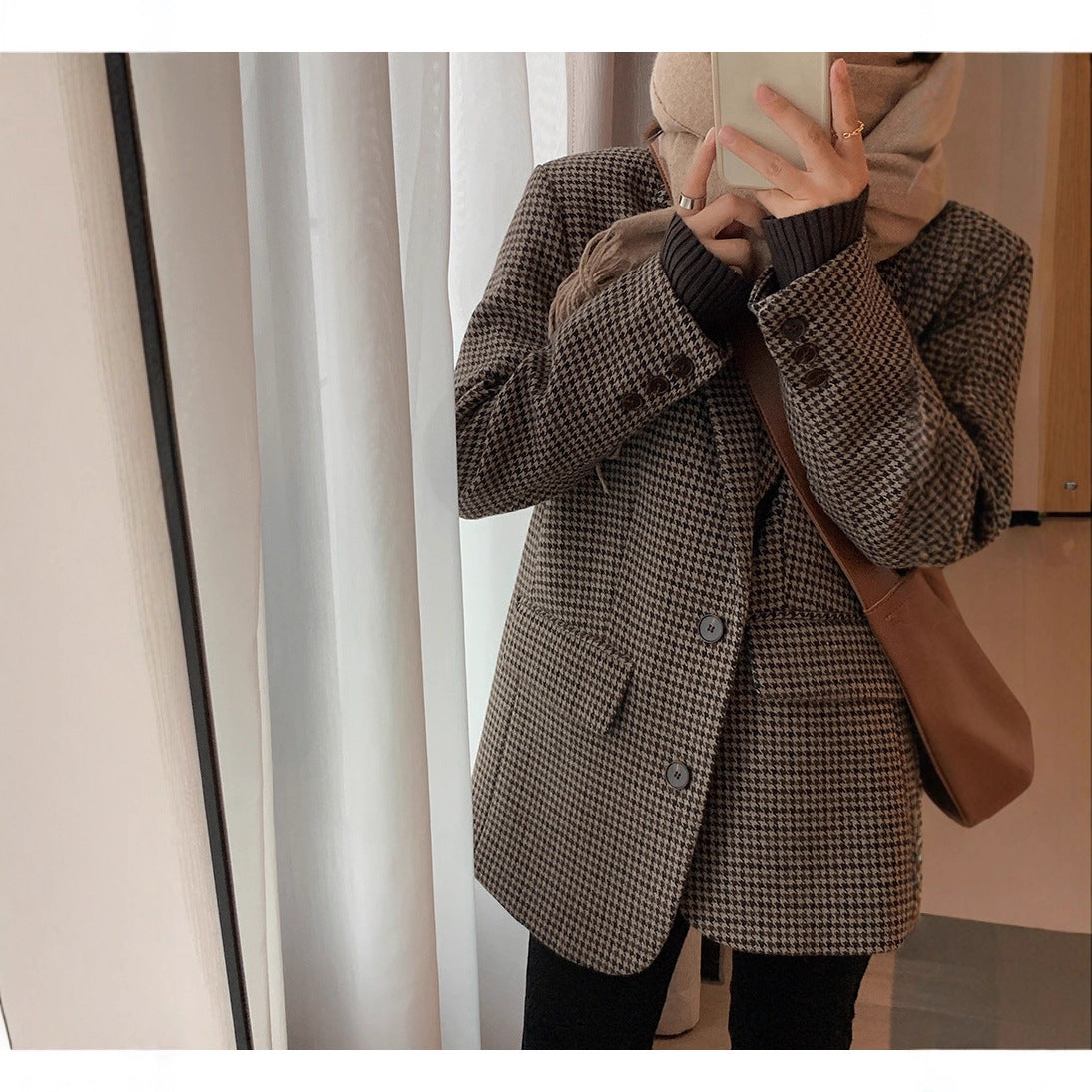 Manteau ample en laine